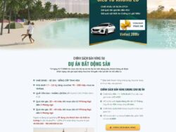 Theme WordPress landing page dự án bất động sản