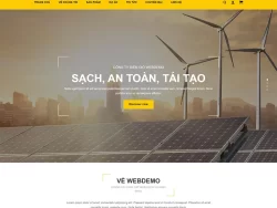 Theme WordPress điện năng lượng mặt trời 03