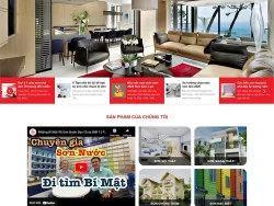 Theme WordPress cung cấp sơn nước