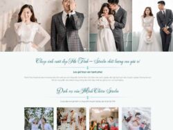 Theme WordPress dịch vụ studio, chụp ảnh cưới 02