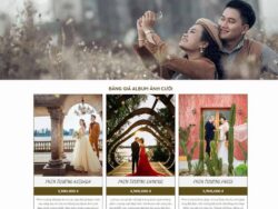 Theme WordPress dịch vụ studio, chụp ảnh cưới 04
