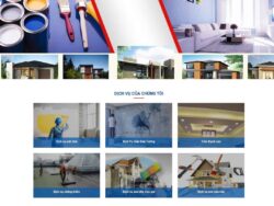 Theme WordPress dịch vụ sơn nhà, sửa nhà