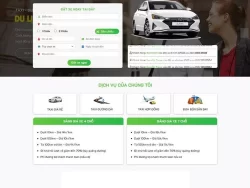Theme WordPress dịch vụ taxi 02