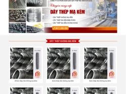 Theme WordPress công ty sắt thép