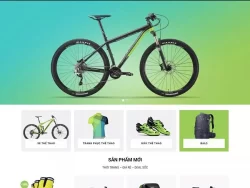 Theme wordpress bán xe đạp, đồ thể thao