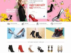 Theme WordPress bán giày nữ, thời trang