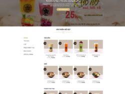 Theme WordPress cửa hàng trà sữa tocotoco