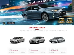 Theme WordPress bán xe toyota 03