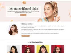 Theme WordPress Trang Điểm