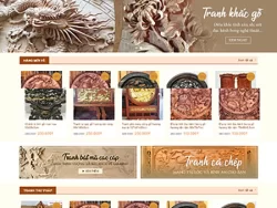 Theme WordPress Tranh Gỗ