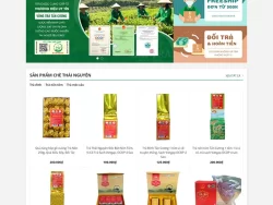 Theme WordPress bán trà xanh 03