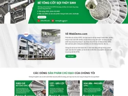 Theme WordPress vật liệu trang trí xây dựng