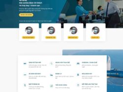 Theme WordPress landing page bán Vé máy bay