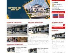 Theme WordPress kiến trúc, xây dựng 03