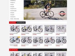 Theme WordPress cửa hàng bán xe đạp