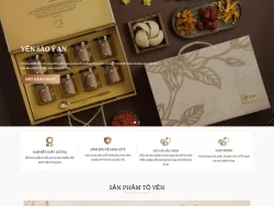 Theme WordPress yến sào 03
